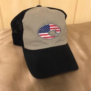 Navy Blue American Flag Costa Hat